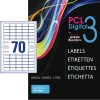High-Quality papiretiketter, mat PCL3-2551MC