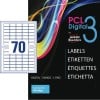 High-Quality papiretiketter, glossy PCL3-2551MCG