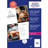 Pakningsbillede: Avery Zweckform, Artikel: 1298, Format: 210 x 297 mm, Printeregnethed: Farvelaser, Laser s/h, Kopimaskine, Indhold: 150 ark.