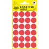 Pakkebillede: Avery Zweckform Farvede Markeringspunkter, Artikel: 3004, Format: ⌀ 18 mm, Indhold: 96 Markeringspunkter / 4 ark, 24 Markeringspunkter/ark?