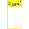 Pakningsbillede: Avery Zweckform Non A4 Universale-etiketter til håndskrift, Artikel: 3077, Format: 38 x 18 mm, Indhold: 72 etiketter / 6 ark, 12 etiketter/ark.