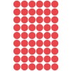 Illustration enkeltark, artikel: 3141, markeringspunkter, format: ⌀ 12 mm, 54 markeringspunkter/ark?