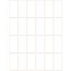 Illustration enkelark, Artikel: 3324, Multifunktionelle etiketter, Format: 38 x 18 mm, 24 etiketter/ark.