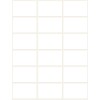 Billede enkeltark, Artikkel: 3325, Alsidige etiketter, Format: 38 x 24 mm, 18 etiketter/ark