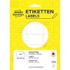 Pakningsbillede: Avery Zweckform Non A4 Universal-etiketter til håndskrift, artikel: 3325, format: 38 x 24 mm, indhold: 522 etiketter / 29 ark, 18 etiketter/ark.