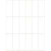 Etiket enkeltark, Artikel: 3327, multifunktionsetiketter, Format: 50 x 19 mm, 18 etiketter/ark?