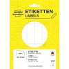 Æskeillustration: Avery Zweckform Non A4 universelle etiketter til håndskrivning, Artikel: 3327, Format: 50 x 19 mm, Indhold: 486 etiketter / 27 ark, 18 etiketter/ark.