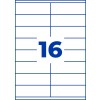 Stanse-tegning enkeltark A4, Artikel: 3423, Universalmærkater, Format: 105 x 35 mm, 16 mærkater/ark?