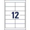 Stanse-tegning enkeltark A4, Artikel: 3659, Universal-etiketter, Format: 97 x 42,3 mm, 12 etiketter/ark?