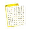 Etiketark med ark: Avery Zweckform bogstavetiketter, Artikel: 3727, Format: 85 x 160 mm, Indhold: 120 stickers / 2 ark, 60 stickers/ark.