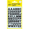 Emballagebillede: Avery Zweckform bogstaver og tal, Artikel: 3780, Format: 85 x 160 mm, Indhold: 104 klistermærker / 2 ark, 52 klistermærker/ark?