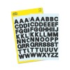 Pakningsbillede med etiketark: Avery Zweckform bogstavetiketter, artikel: 3780, format: 85 x 160 mm, indhold: 104 klistermærker / 2 ark, 52 klistermærker/ark?