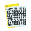 Pakkebillede med etiketark: Avery Zweckform tal-etiketter, Artikel: 3781, Format: 85 x 160 mm, Indhold: 120 klistermærker / 2 ark, 60 klistermærker/ark