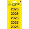 Emballagebillede: Avery Zweckform Ordreetiketter med årstal, Artikel: 43-226, Format: 60 x 24 mm, Indhold: 100 etiketter / 20 ark, 5 etiketter/ark?