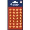 Pakningsbillede: Z-Design, Artikel: 52800, Juleklistermærker, 85 x 160 mm, Lille pakke, 56 klistermærker / 2 ark