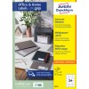 Pakningsbillede: Avery Zweckform Universal-etiketter, permanent klæbende, Artikel: 6122, Format: 70 x 36 mm, Printeregnet: Inkjet, Laser s/h, Farvelaser, Indhold: 240 etiketter / 10 ark, 24 etiketter/ark