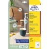 Pakningsbillede: Avery Zweckform Runde Etiketter, Artikel: 6225REV-10, Format: ⌀ 51 mm, Printeregnet: Inkjet, Laser sort/hvid, Farvelaser, Indhold: 150 etiketter / 10 ark, 15 etiketter/ark.
