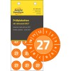 Pakningsbillede med inspektionsplakette: Avery Zweckform inspektionsplaketter, Artikel: 6945-2027, Format: ⌀ 20 mm, Indhold: 120 inspektionsplaketter / 8 ark, 15 inspektionsplaketter/ark?