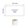 Enkeltetiket, Varenummer: AS0722430, Rulleetiketter, Format: 54 x 101 mm, 220 etiketter/rulle
