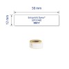 Enkeltbillede etiket, artikel: AS0722460, rulleetiketter, format: 12 x 50 mm, 220 etiketter/rulle.