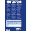 Billedet er et detaljeret produktinformationsark for Quick&Clean visitkort, der specificerer forskellige typer, vægte, overflader og trykoptioner, der er tilgængelige. Det indeholder flere sprog og fremhæver nøglefunktionerne ved produkterne.