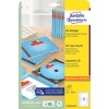 Pakkebillede: Avery Zweckform CD Indstiksark, Artikel: C32250-25, Format: 151 x 118 mm, Udskrivningsegnethed: Inkjet, Laser s/h, Farvelaser, Indhold: 25 ark, /ark?