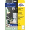 Pakningsbillede: Avery Zweckform etiketlommer, Artikel: C32266-10, Format: 30 x 190 mm, Printeregnet: Inkjet, Laser s/h, Farvelaser, Indhold: 90 styk / 10 ark, 9 styk/ark