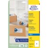 Forpakningsbillede: Avery Zweckform hvide forsendelsesetiketter, til inkjetprintere, artikel: J8167-25, format: 199,6 x 289,1 mm, printeregnet: Inkjet, indhold: 25 etiketter / 25 ark, 1 etiket/ark?