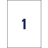 Stanse-tegning, enkeltark A4, Artikel: J8567-25, Forsendelsesetiketter, Format: 210 x 297 mm, 1 etiket/ark?