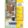 Emballagebillede: Avery Zweckform Runde Etiketter, Artikel: L6019REV-25, Format: ⌀ 10 mm, Printkompatibilitet: Inkjet, Laser s/h, Farvelaser, Indhold: 7.875 etiketter / 25 ark, 315 etiketter/ark.