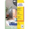 Pakningsbillede: Avery Zweckform Firkantede Etiketter, Artikel: L7121-25, Format: 45 x 45 mm, Printeregnethed: Inkjet, Laser s/h, Farvelaser, Indhold: 500 Etiketter / 25 Ark, 20 Etiketter/Ark.