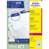 Emballagebillede: Avery Zweckform Hvide adresseetiketter til laserprintere, artikel: L7636-25, format: 45,7 x 21,2 mm, printeregnethed: Laser s/h, farvelaser, indhold: 1.200 etiketter / 25 ark, 48 etiketter/ark