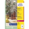 Æskeillustration: Avery Zweckform Transparente Etiketter, Artikel: L7787-25, Format: ⌀ 60 mm, Trykegnet til: S/H laser, Farvelaser, Indhold: 300 etiketter / 25 ark, 12 etiketter/ark.