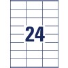 Stansetegning Enkeltside A4, Artikel: LR3475, Genanvendelige Universal-Etiketter, Format: 70 x 36 mm, 24 etiketter/side?