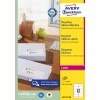 Emballagebillede: Avery Zweckform genbrug forsendelsesetiketter, artikel: LR7177-100, format: 99,1 x 42,3 mm, printeregnethed: Laser s/h, farvelaser, indhold: 1.200 etiketter / 100 ark, 12 etiketter/ark.