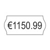 Enkeltstående billede Etiket, Artikel: PLP1226, Prismærke-etiketter, 1-linjede, Format: 26 x 12 mm, 1.500 etiketter/rulle.