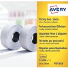 Pakkebillede: Avery Zweckform etiketter, Artikel: PLP1626, Format: 26 x 16 mm, Indhold: 12.000 etiketter / 10 ruller, 1.200 etiketter/rulle?
