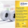 Pakkeafbildning: Avery Zweckform Etiketter, Artikel: PLR1626, Format: 26 x 16 mm, Indhold: 12.000 etiketter / 10 ruller, 1.200 etiketter/rulle?