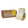 Emballagebillede med etikettrulle: Avery Zweckform termodirekte forsendelsesetiketter, Artikel: TD8050-25, Format: 102 x 152 mm, Printerkompatibilitet: termodirekte printere, Indhold: 950 etiketter / 2 ruller, 475 etiketter/rulle.